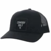 Hooey Men's Cowboy Golf All Black Trucker Cap 2245T-BK