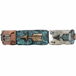 Silverstrike By 3D Belt Co. Ladies Arrow Multi Plated Bracelet DLB0269PTMT
