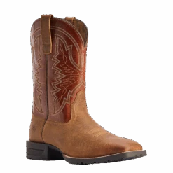 Ariat® Men's Hybrid Ranchwork Sorrel Crunch Western Boots 10042394