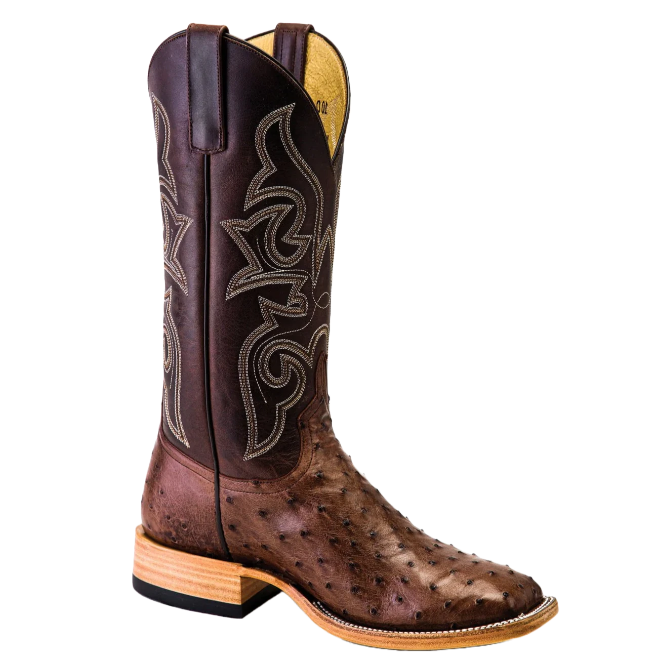 Horse Power Top Hand Kango Tobacco Brown Ostrich Boots HP8001 1 Horse Power Top Hand Kango Tobacco Brown Ostrich Boots HP8001