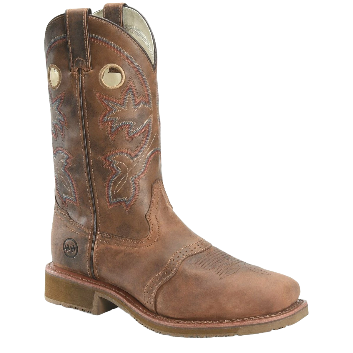 Double-H Men's Antonio Brown Square Composite Toe Work Boots DH6134 1 Double-H Men's Antonio Brown Square Composite Toe Work Boots DH6134