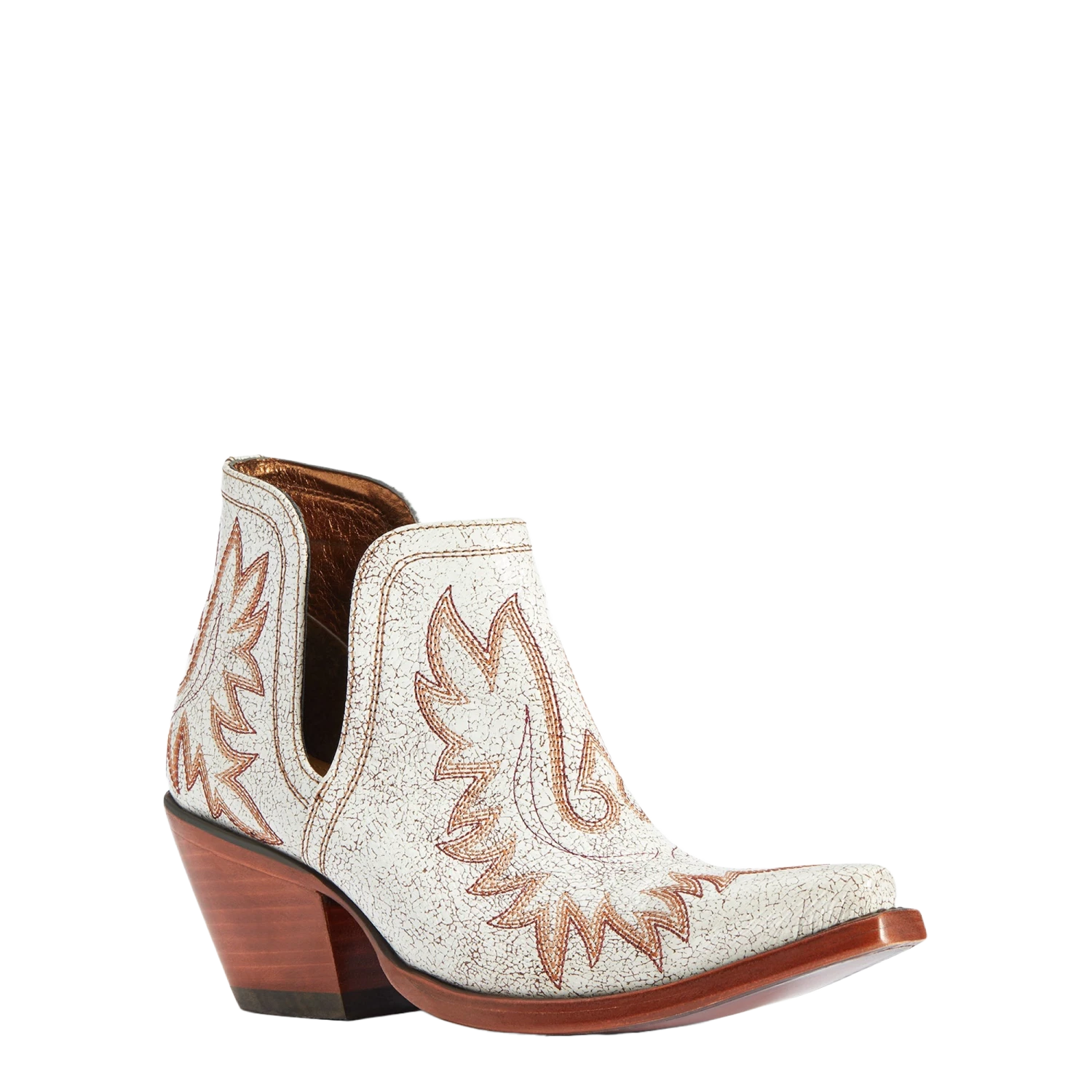 Ariat Ladies Dixon Bright Lights White Western Booties 10042453 1 Ariat Ladies Dixon Bright Lights White Western Booties 10042453