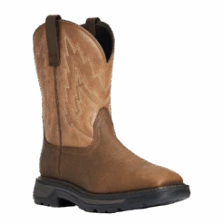 Ariat Men's Rye Brown Big Rig Soft Toe Western Work Boot 10033963