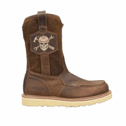 Carolina® Men's 10 Inch Flatiron Ranch Dark Brown Work Boots CA7044