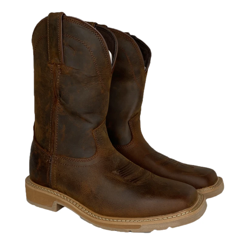 Justin® Men's Buster Pecan Brown Water Buffalo Work Boots SE3100 1 Justin® Men's Buster Pecan Brown Water Buffalo Work Boots SE3100