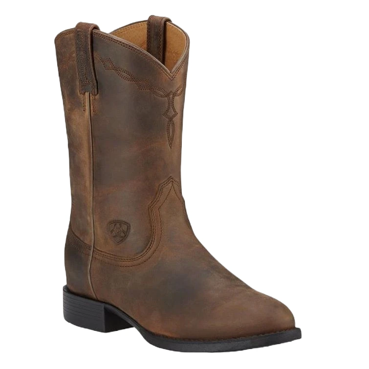 Ariat Ladies Heritage Roper Distressed Brown Boot 10000797 1 Ariat Ladies Heritage Roper Distressed Brown Boot 10000797