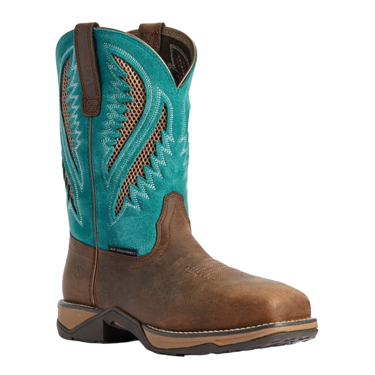 Ariat Ladies VentTEK Turquoise Composite Toe Work Boots 10031663 1 Ariat Ladies VentTEK Turquoise Composite Toe Work Boots 10031663