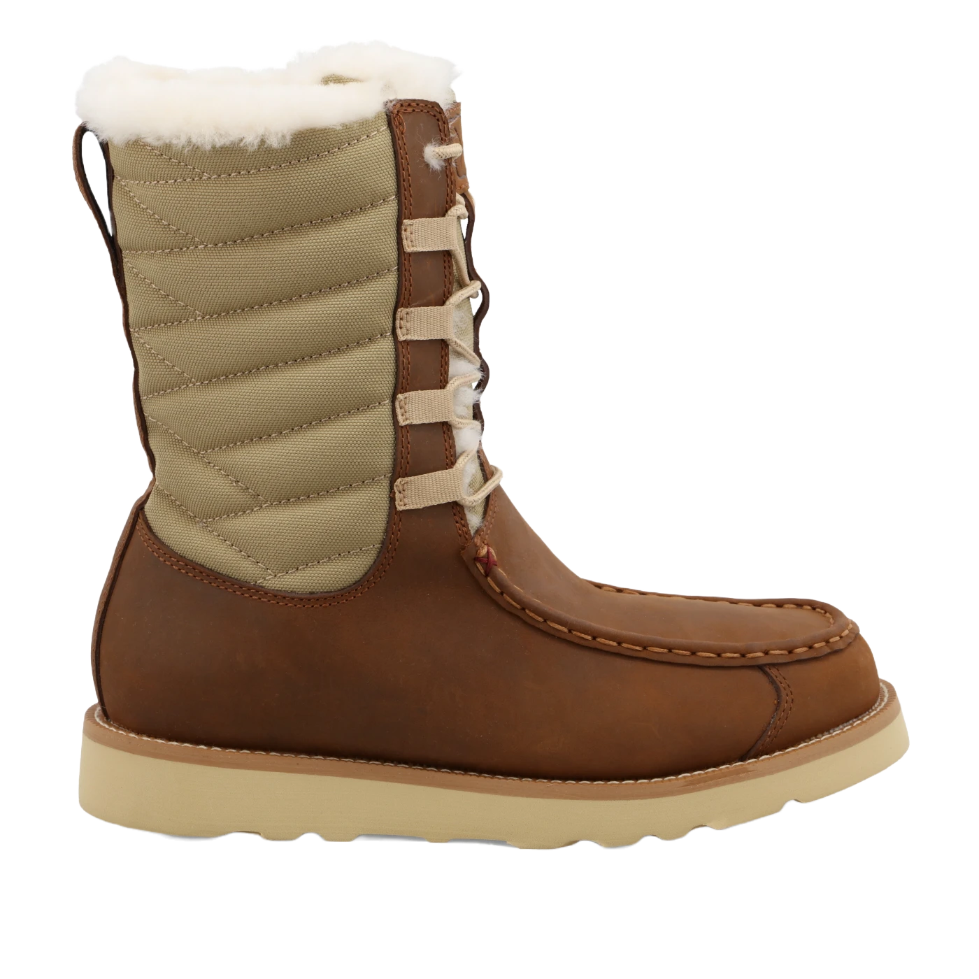 Twisted X Ladies 8" Wedge Sole Oiled Saddle And Tan Boot WCA0055 2 Twisted X Ladies 8" Wedge Sole Oiled Saddle And Tan Boot WCA0055 - Image 2