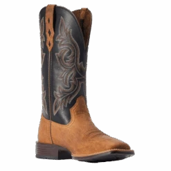 Ariat® Men's Drover Ultra Sorrel Crunch & Black Square Toe Boots 10042443