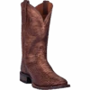 Dan Post Men's Brown Snake Skin Print Square Toe Boots DP4526