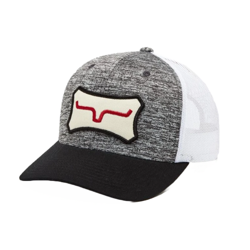 Kimes Ranch® Men's Boneyard Trucker Heather Grey Hat KR409-GRY 1 Kimes Ranch® Men's Boneyard Trucker Heather Grey Hat KR409-GRY