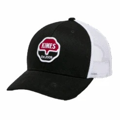Kimes Ranch® Unisex Black Notary Logo Patch Trucker Cap S22-142002