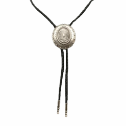 Double S Western Engraved Slide Bolo Tie 22230