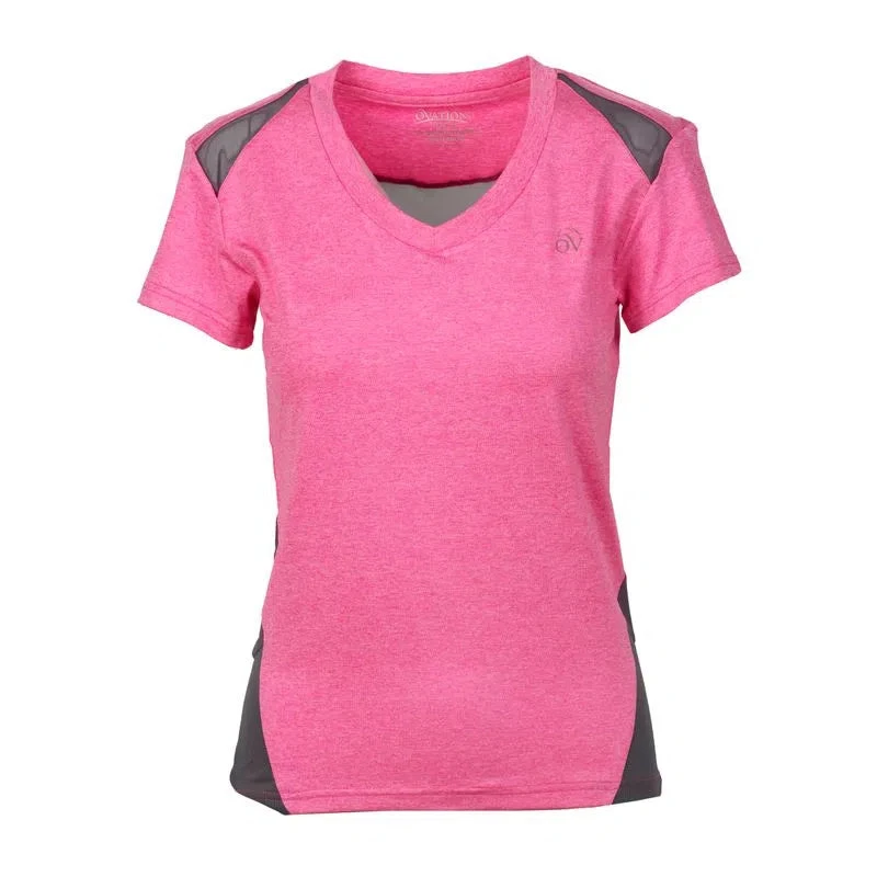 Ovation Encke Pink Sports Top 1 Ovation Encke Pink Sports Top