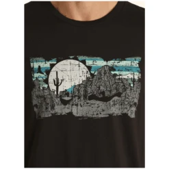 Panhandle® Unisex Graphic Black T-Shirt RRUT21R065-01 5 Panhandle® Unisex Graphic Black T-Shirt RRUT21R065-01 -Wildwest Boot Store RRUT21R065 01 2