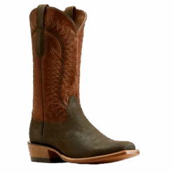 Ariat Men's TEKSTEP Futurity Time Olive & Copper Western Boots 10047717