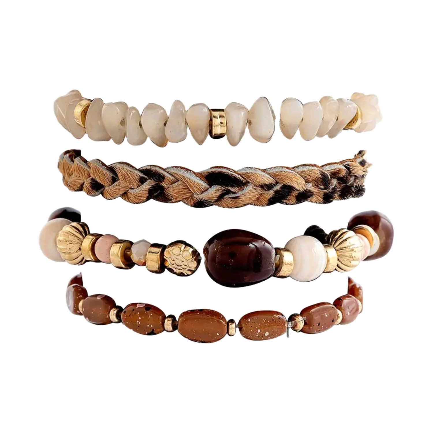 Myra Bag Ladies Devonnie Multi-Strand Beaded Bracelet S-10074 1 Myra Bag Ladies Devonnie Multi-Strand Beaded Bracelet S-10074