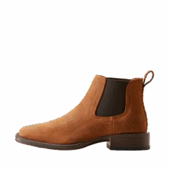 Ariat Men's Booker Ultra Bar Top Brown Western Ankle Boots 10053843 -Wildwest Boot Store Remove background project 2024 07 23T135648.264