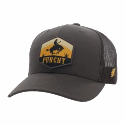 Hooey Ranchero Punchy Graphic Brown Western Trucker Cap 5027T-BR