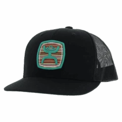 Hooey "Zenith" Serape Logo Black Snapback Hat 2424T-BK