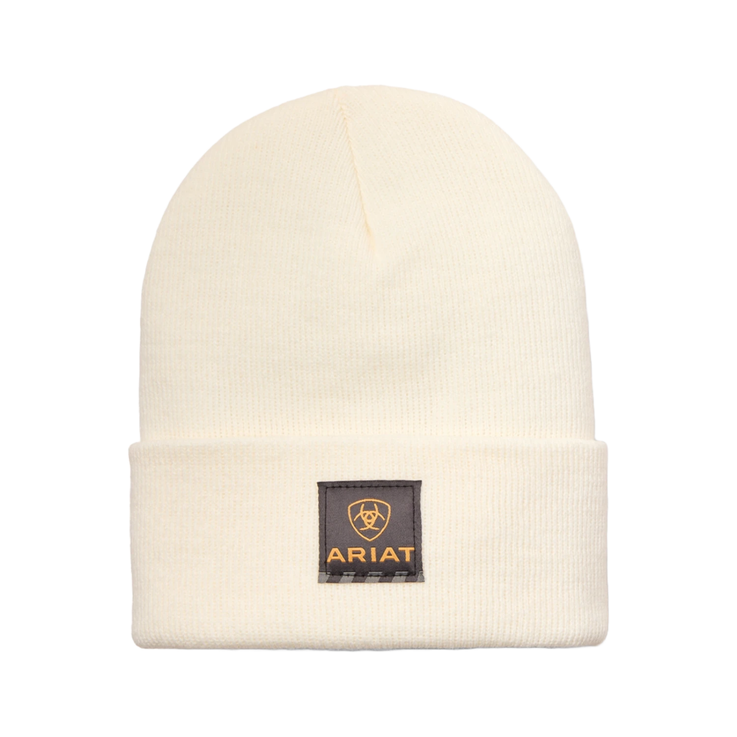 Ariat Men's Rebar Natural White Work Beanie 10053448 1 Ariat Men's Rebar Natural White Work Beanie 10053448
