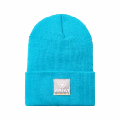 Ariat Ladies Rebar Watch Teal Blue Beanie Cap 10053444