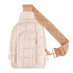 Simply Southern Ladies Puffer Light Pink Sling Bag 0224-BAG-PUFF-SLING-WISP