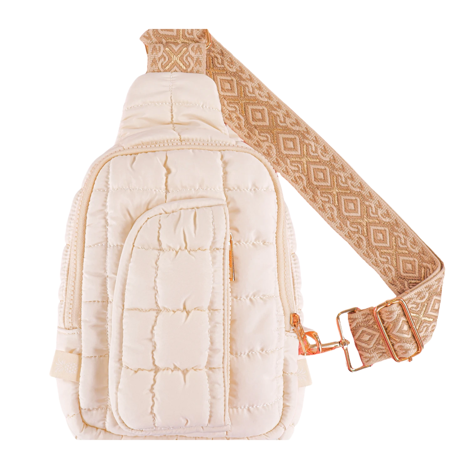 Simply Southern Ladies Puffer Light Pink Sling Bag 0224-BAG-PUFF-SLING-WISP 1 Simply Southern Ladies Puffer Light Pink Sling Bag 0224-BAG-PUFF-SLING-WISP
