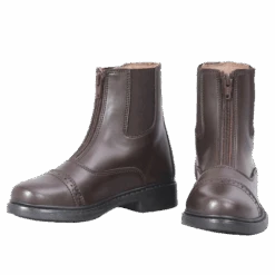 TuffRider Ladies Starter Front Zip Mocha Paddock Boots 3042-118