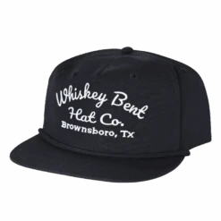 Whiskey Bent Men's The Frio Logo Black Snapback Hat FRIOBLK