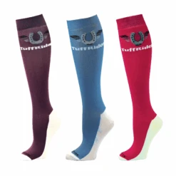 TuffRider Ladies Coolmax 3 Pair Knee High Boot Socks 100956-114-158-STD