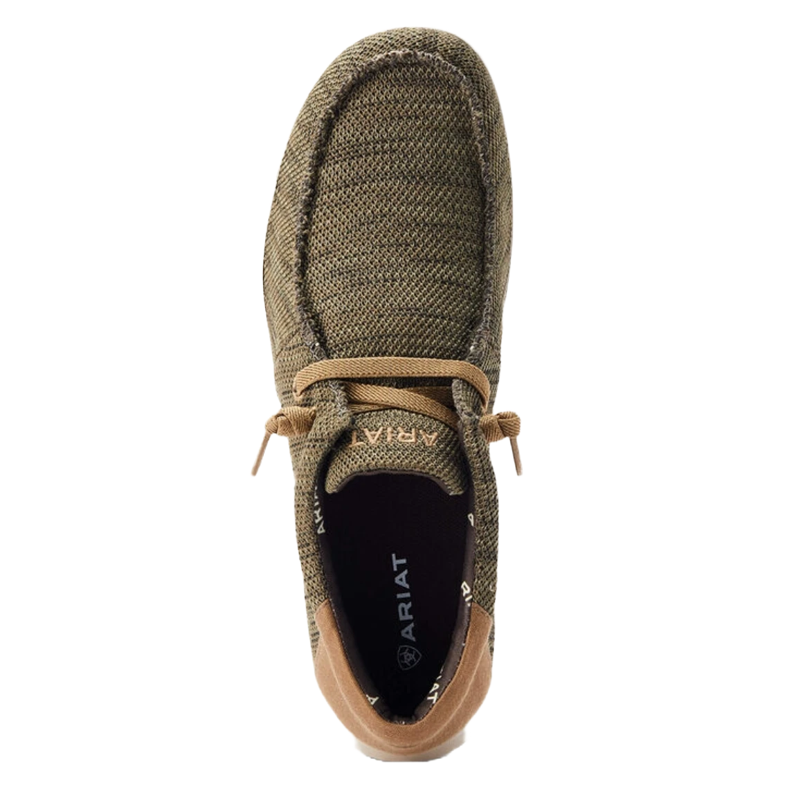 Ariat® Men's Hilo Stretch Lace Dark Olive Green Shoes 10042503 2 Ariat® Men's Hilo Stretch Lace Dark Olive Green Shoes 10042503 - Image 2