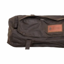 Outback Trading Co. Oilskin Brown Snap Cantle Bag 2004-BRN -Wildwest Boot Store Remove background project 2025 09 01T125741.083