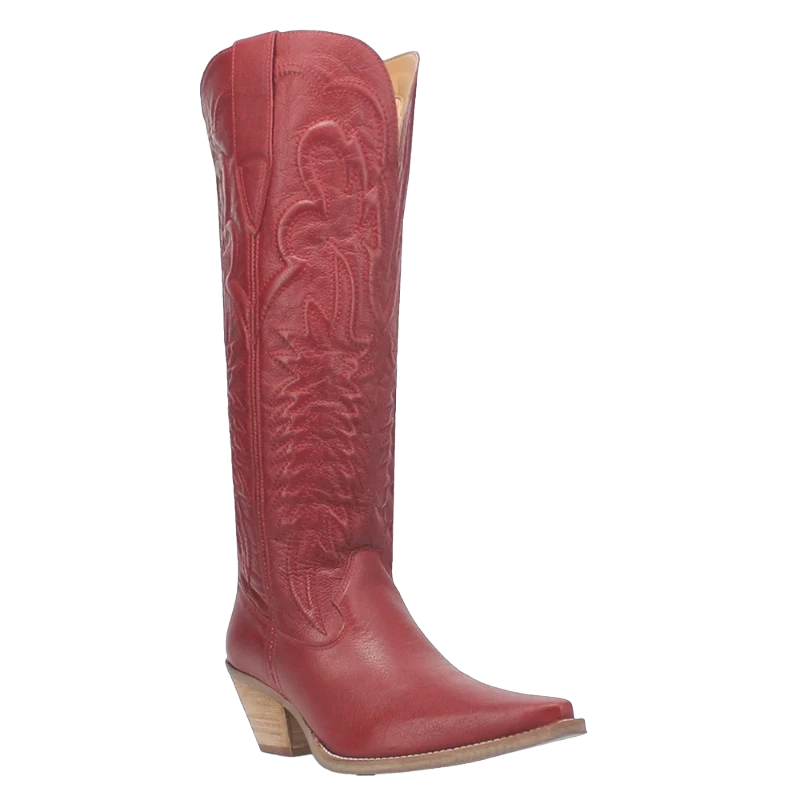 Dingo Ladies Raisin Kane Red Leather Western Tall Boots DI167-RED 1 Dingo Ladies Raisin Kane Red Leather Western Tall Boots DI167-RED