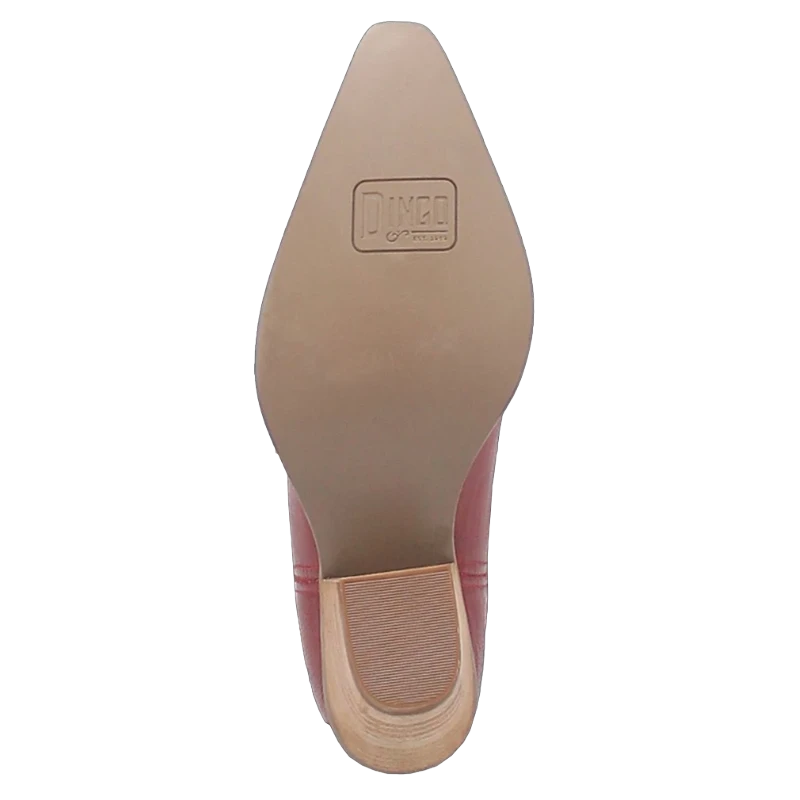 Dingo Ladies Raisin Kane Red Leather Western Tall Boots DI167-RED 5 Dingo Ladies Raisin Kane Red Leather Western Tall Boots DI167-RED - Image 5