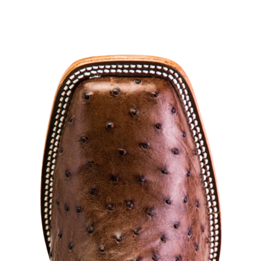 Horse Power Top Hand Kango Tobacco Brown Ostrich Boots HP8001 2 Horse Power Top Hand Kango Tobacco Brown Ostrich Boots HP8001 - Image 2
