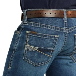 Ariat® Men's M4 Relaxed Claudio Walden Straight Leg Jeans 10040743 8 Ariat® Men's M4 Relaxed Claudio Walden Straight Leg Jeans 10040743 -Wildwest Boot Store S22 MNS WEST 10040743 detail02