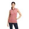Ariat® Ladies Prix 2.0 Antique Rubia Sleeveless Polo Shirt 10039467
