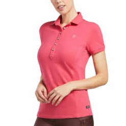 Ariat® Ladies Prix 2.0 Party Punch Short Sleeve Polo Shirt 10039470