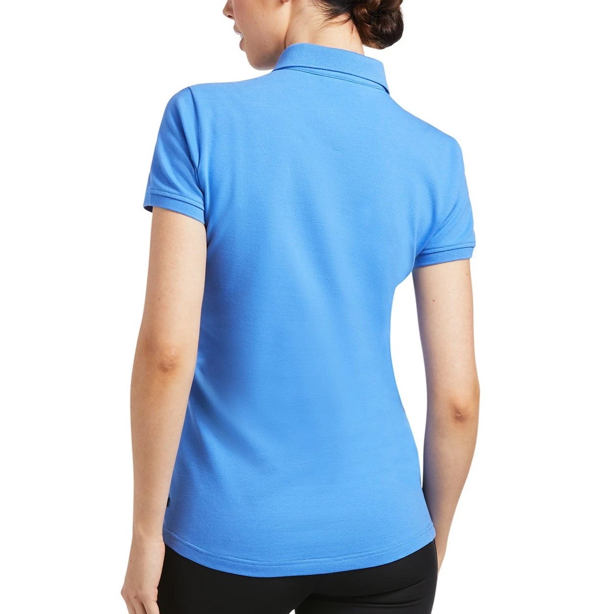 Ariat® Ladies Prix 2.0 Short Sleeve Reykjavik Blue Polo Shirt 10039472 2 Ariat® Ladies Prix 2.0 Short Sleeve Reykjavik Blue Polo Shirt 10039472 - Image 2
