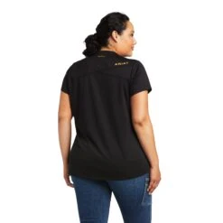 Ariat® Ladies Rebar Polartec Elite All Season Work T-Shirt 10039612 -Wildwest Boot Store S22 WMS WORK 10039612 back plus