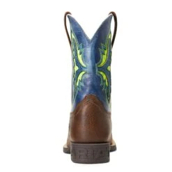 Ariat® Children's Koel VentTEK™ Rowdy Rust Square Toe Boots 10040259 -Wildwest Boot Store S22 YTH WEST 10040259 heel f9ab034b ee9b 4fc9 af07 68efd7bde1c4