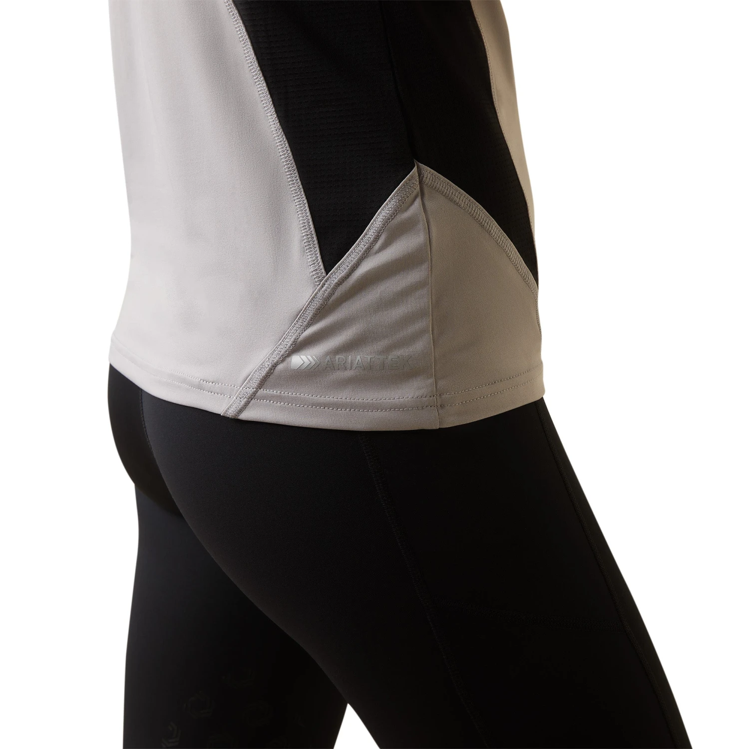 Ariat® Ladies Cambria Jersey Silver Sconce 1/4 Zip Baselayer 10043471 7 Ariat® Ladies Cambria Jersey Silver Sconce 1/4 Zip Baselayer 10043471 - Image 7