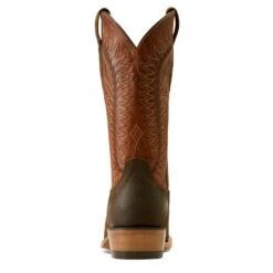 Ariat Men's TEKSTEP Futurity Time Olive & Copper Western Boots 10047717 -Wildwest Boot Store S24 MNS WEST 10047717 heel