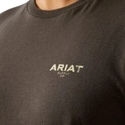 Ariat Men's Explore Circle Vintage Black T-Shirt 10058899 -Wildwest Boot Store S25 MNS WEST 10058899 detail02