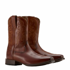 Ariat Men's Bodie Bitter Brown Square Toe Western Boot 10061149 -Wildwest Boot Store S25 MNS WEST 10061149 pair