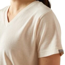 Ariat Ladies Rebar Cotton Strong Standard V-Neck Work T-Shirt 10054438 -Wildwest Boot Store S25 WMS WORK 10054438 detail01