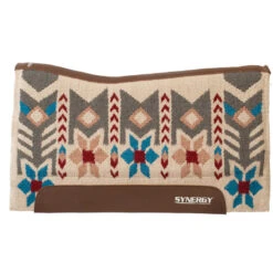 Weaver Synergy Contoured Saddle Pad 33"x 38" -Wildwest Boot Store SynergyBisqueCharcoal 534cdb95 89a3 49db bdfd 96d13d517e6e