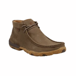 Twisted X Ladies Shitake Brown Chukka Driving Moc Shoe WDM0162
