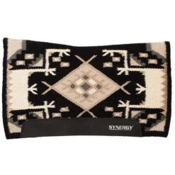 Weaver Synergy Contoured Saddle Pad 33"x 38" -Wildwest Boot Store YumaBLackBisque 058b7aea b26b 4f36 91e7 c3c06a071eca